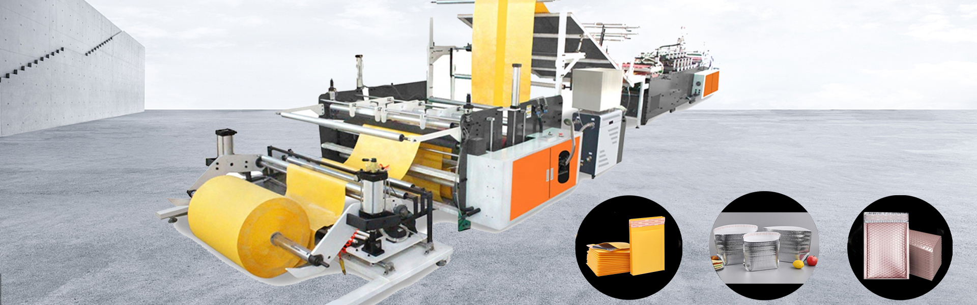 Máquina para fabricar sobres burbuja