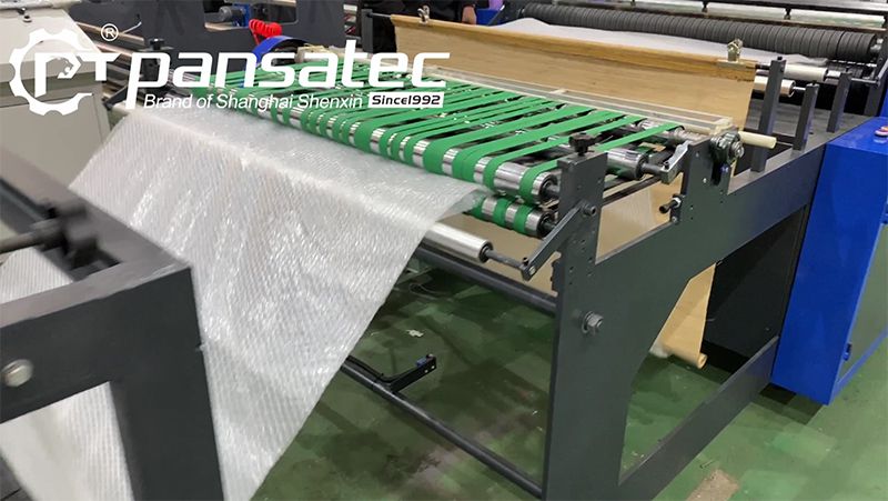 Máquina para fabricar bolsa de plástico burbuja (sellado de 3 lados), poliburbuja, film alveolar