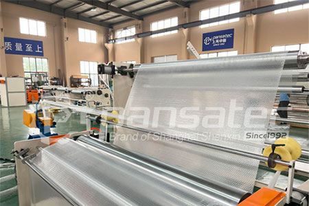 Línea de extrusión de plástico burbuja (3 capas)