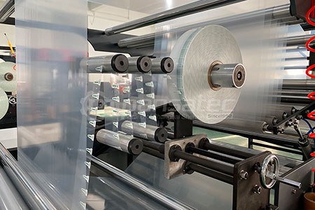 Máquina para fabricar rollo de columna de aire